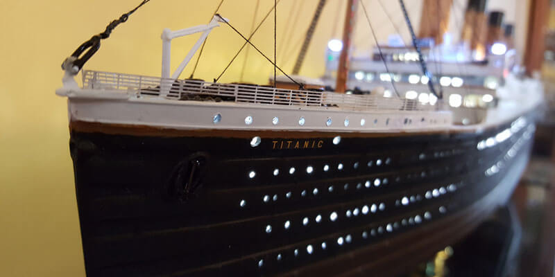 Titanic Model front